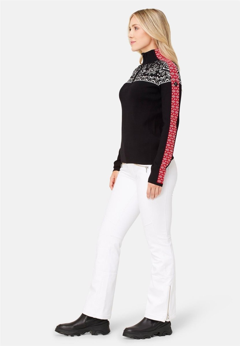 Krimson Klover - Summit Zip Neck Pullover Damen - black - KK-F24709-001-XS - Sportbrands24