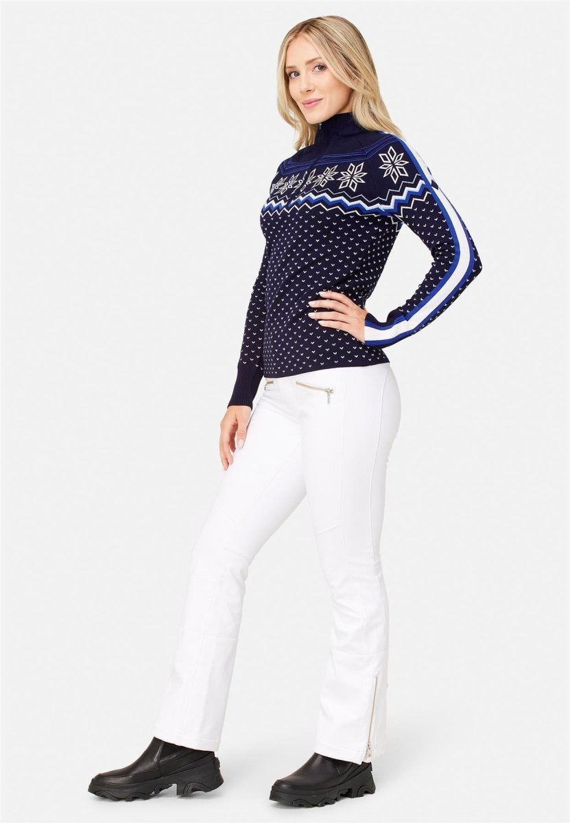 Krimson Klover - Snowhut Zip Neck Pullover Damen - navy - KK-F24713-413-XS - Sportbrands24