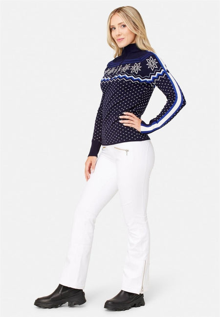 Krimson Klover - Snowhut Zip Neck Pullover Damen - navy - KK-F24713-413-XS - Sportbrands24