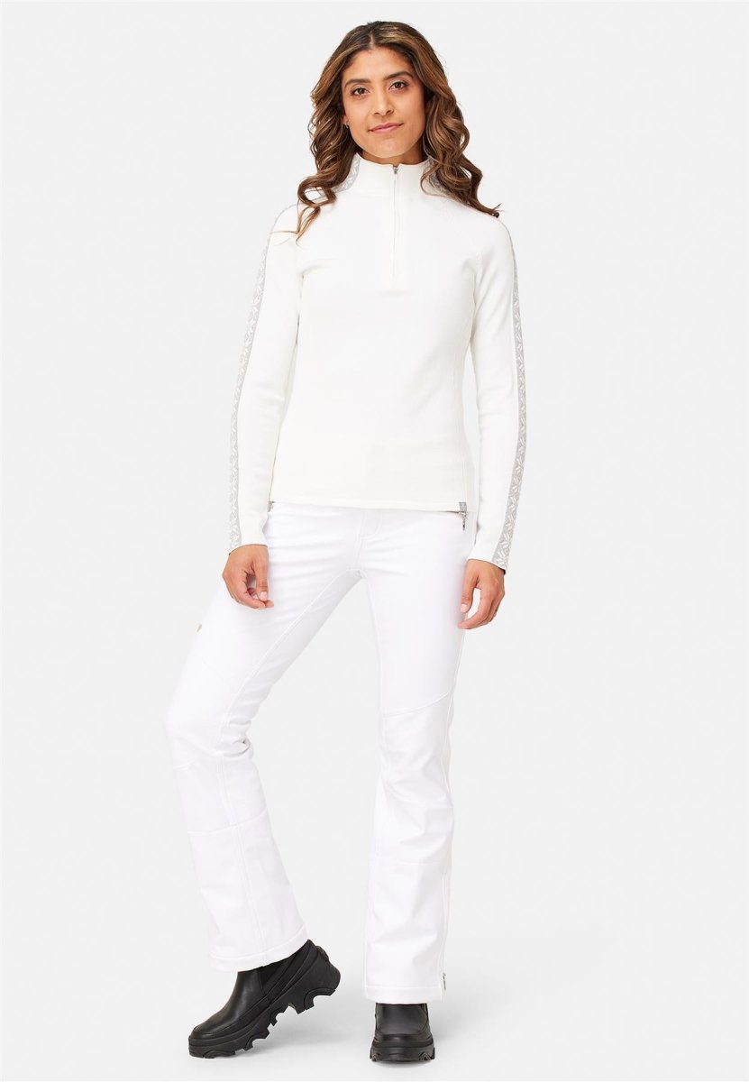 Krimson Klover - Slalom Zip Neck Pullover Damen - snow - KK-F24714-101-XS - Sportbrands24