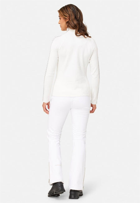 Krimson Klover - Slalom Zip Neck Pullover Damen - snow - KK-F24714-101-XS - Sportbrands24