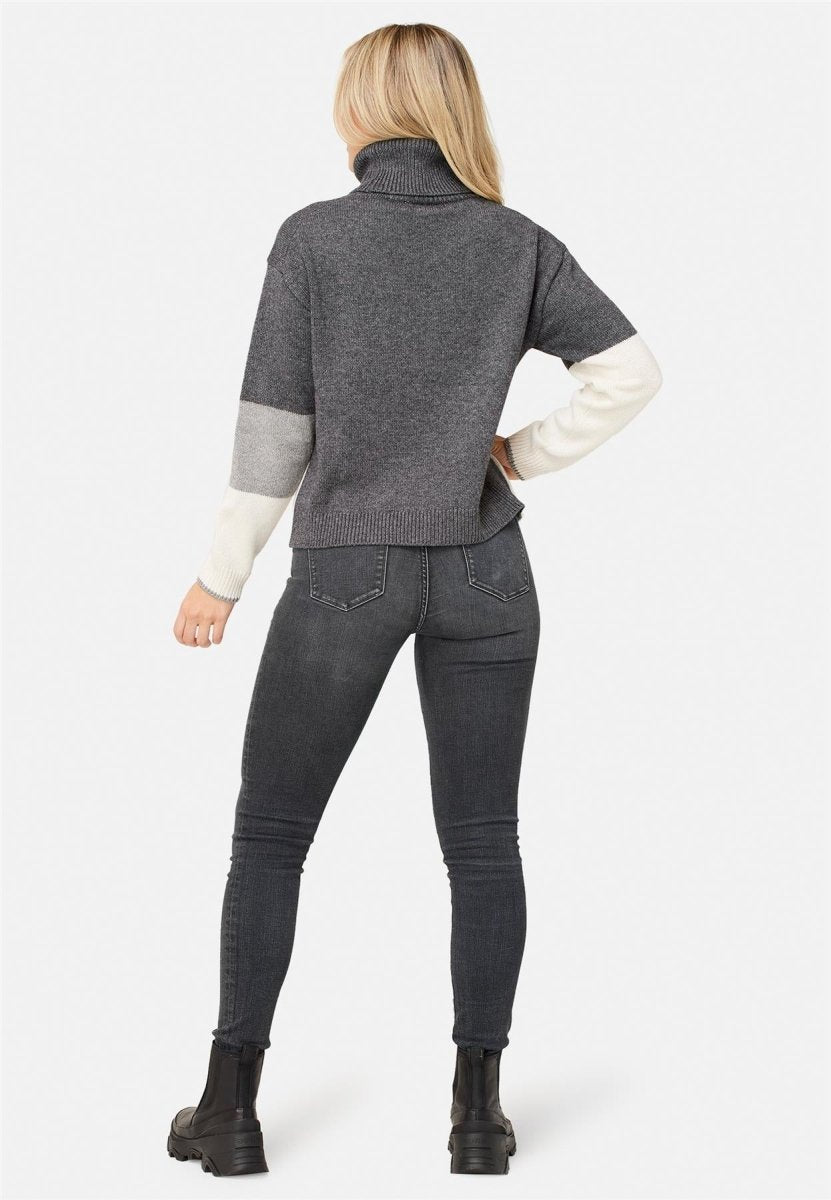Krimson Klover - Les Alpes Turtleneck Pullover Damen - charcoal - KK-F24730-010-XS - Sportbrands24