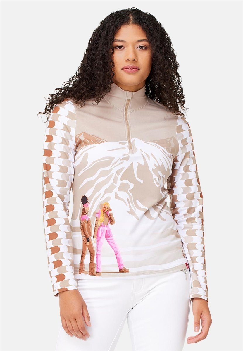 Krimson Klover - Mountain Groove Top Baselayer - Top Damen - pecan - KK-F24810-928-XS - Sportbrands24