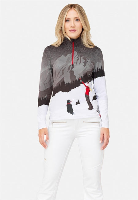 Krimson Klover - Powder Hound Baselayer - Top Damen - greys - KK-F24821-942-M - Sportbrands24