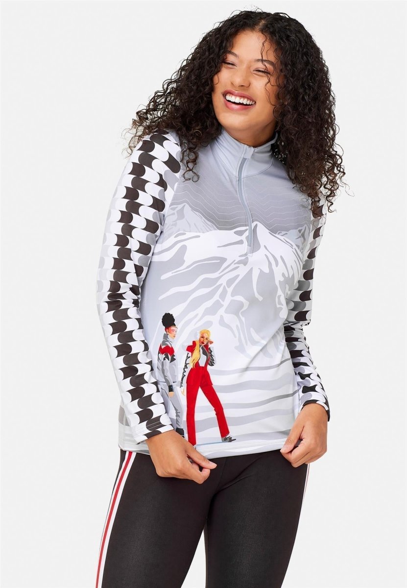 Krimson Klover - Mountain Groove Top Baselayer - Top Damen - charcoal - KK-F24810-960-XL - Sportbrands24