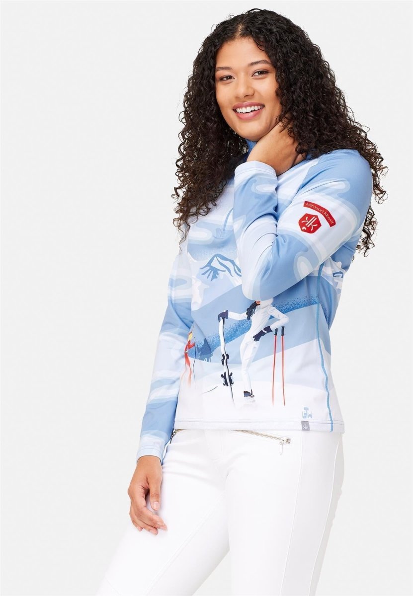 Krimson Klover - Mountain Guides Top Baselayer - Top Damen - blues - KK-F24811-920-XS - Sportbrands24