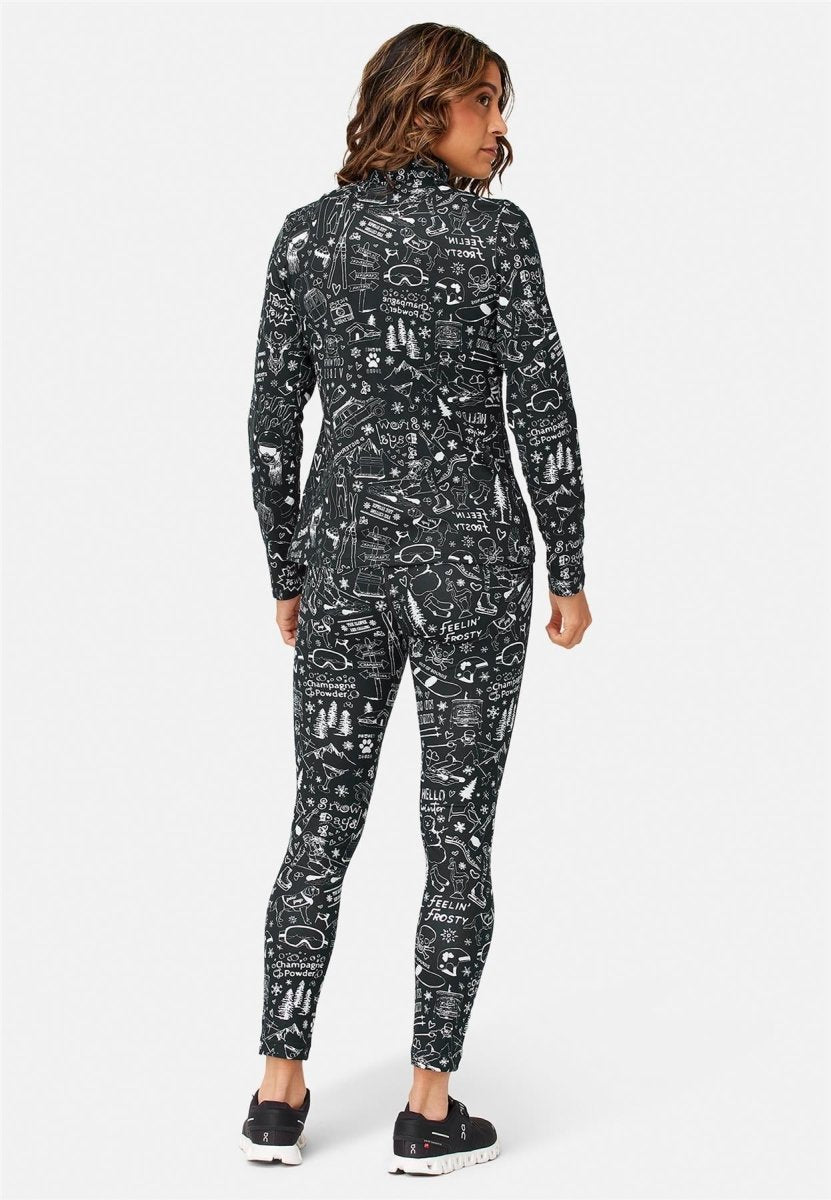 Krimson Klover - Graffiti Baselayer - Legging Damen - black - KK-F24843-935-XS - Sportbrands24
