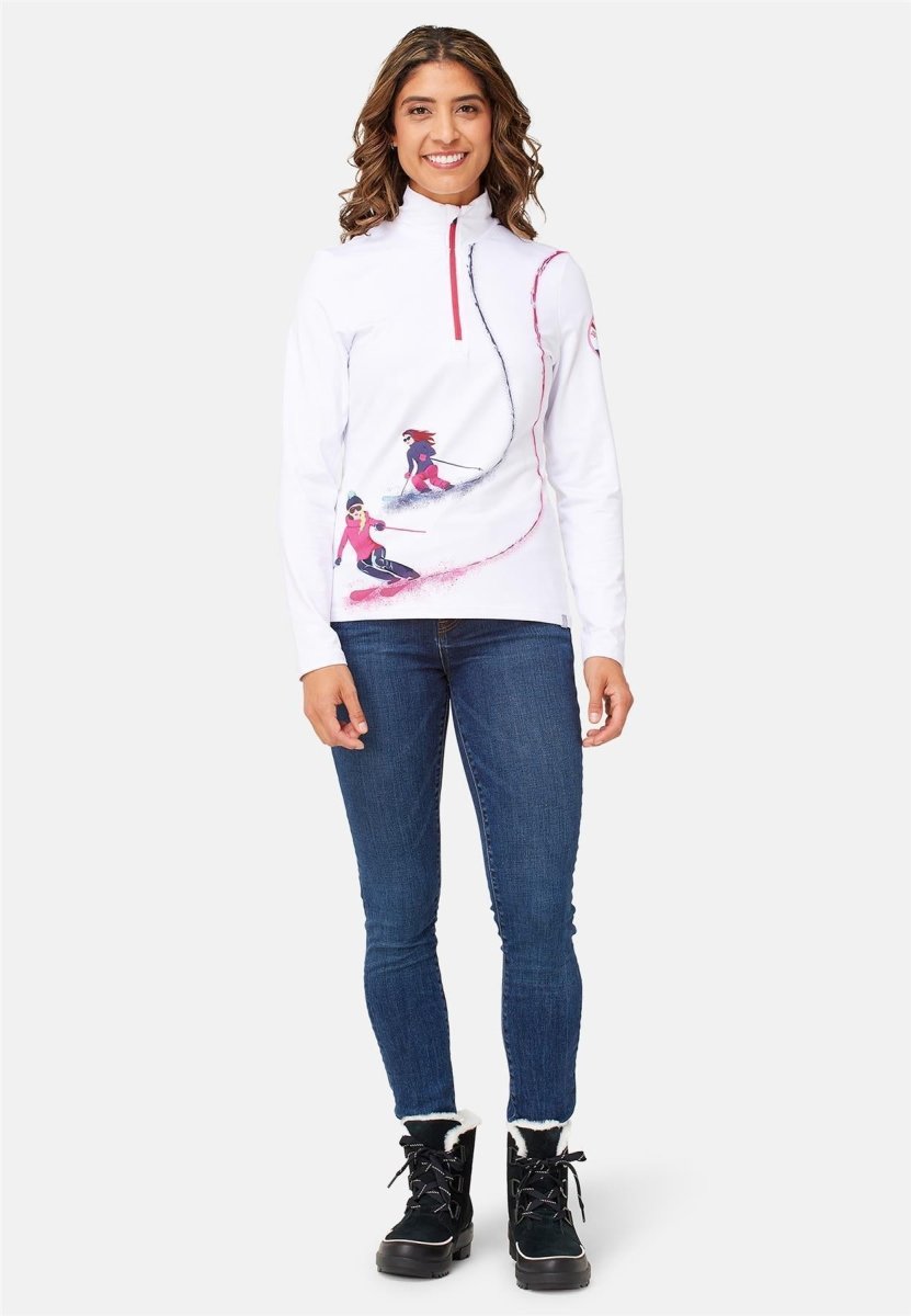 Krimson Klover - Ski Lightning Top Baselayer - Top Damen - white - KK-F24819-951-XS - Sportbrands24