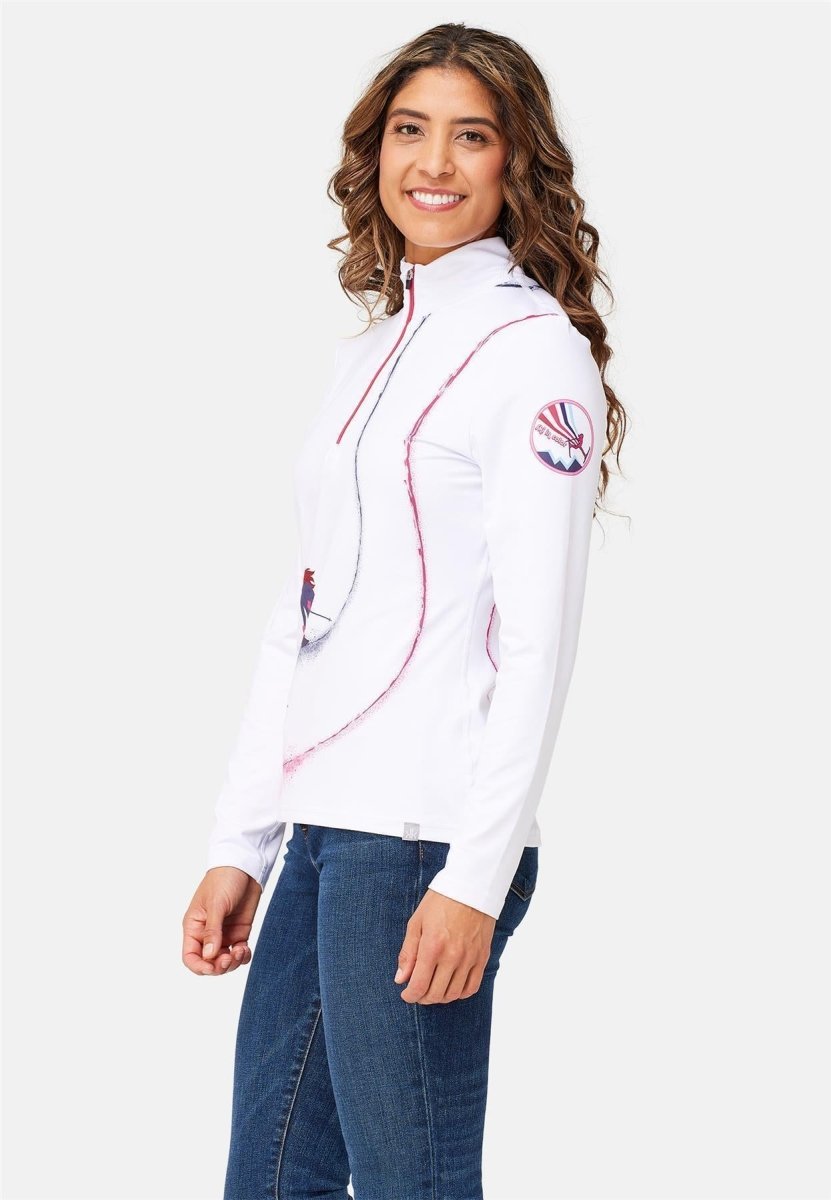 Krimson Klover - Ski Lightning Top Baselayer - Top Damen - white - KK-F24819-951-XS - Sportbrands24