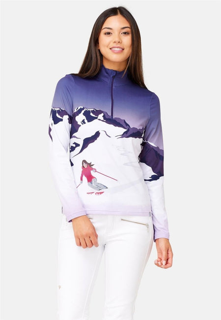 Krimson Klover - First Tracks Baselayer - Top Damen - blackberry - KK-F24820-921-M - Sportbrands24