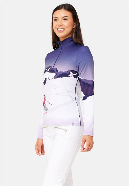 Krimson Klover - First Tracks Baselayer - Top Damen - blackberry - KK-F24820-921-XS - Sportbrands24