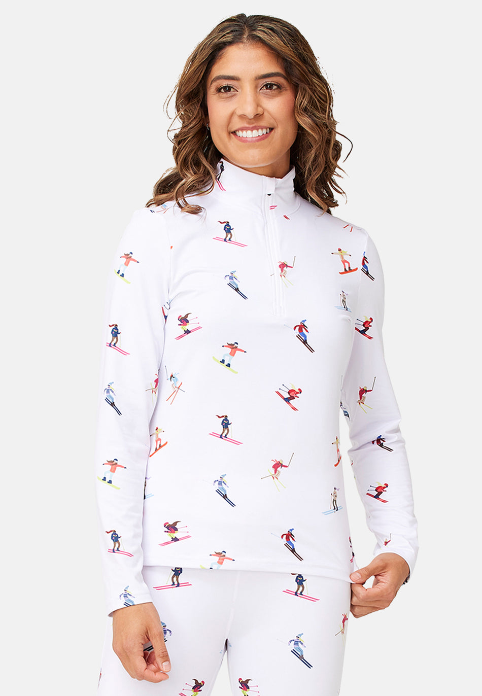 Krimson Klover - Multi Skiers Baselayer - Top Damen - white - KK - F24822 - 986 - XS - Sportbrands24