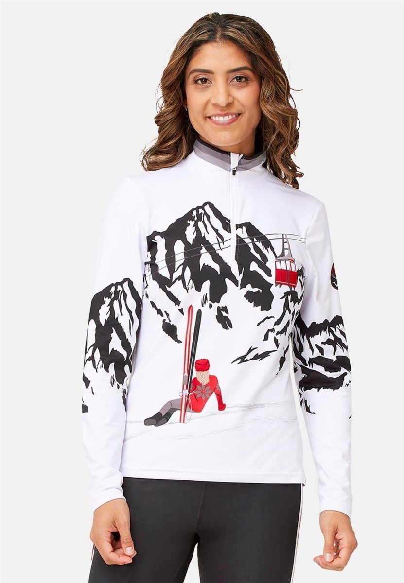 Krimson Klover - Gondola Top Baselayer - Top Damen - white - KK-F24823-937-XS - Sportbrands24