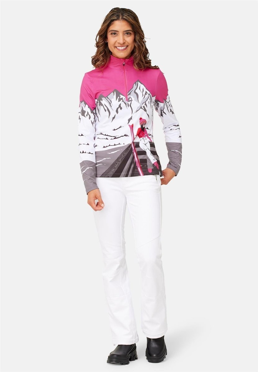 Krimson Klover - Apres Anyone Baselayer - Top Damen - rasperry - KK-F24824-950-XS - Sportbrands24