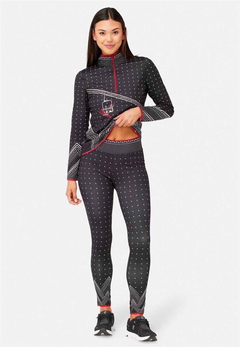 Krimson Klover - Adrenaline Legging Baselayer - Legging Damen - black - KK-F24840-959-XL - Sportbrands24