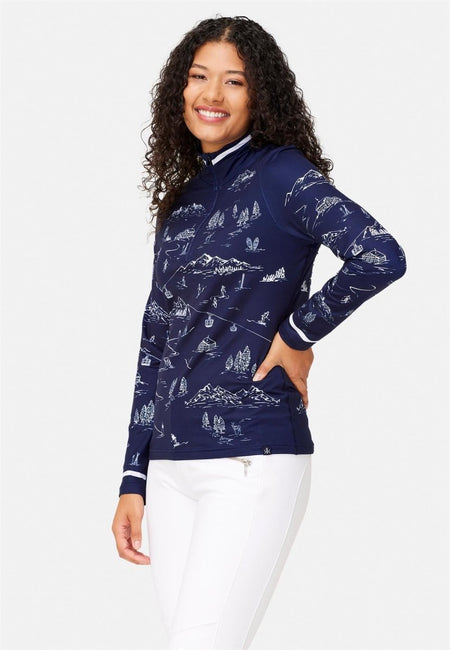 Krimson Klover - Drifter Baselayer - Top Damen - navy - KK-F24828-463-XS - Sportbrands24