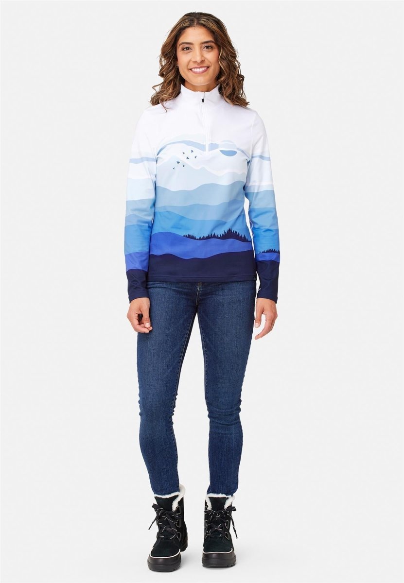 Krimson Klover - Mountain Sunrise Baselayer - Top Damen - blues - KK-F24833-922-XS - Sportbrands24