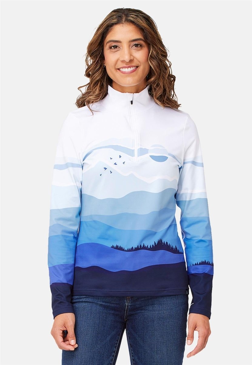 Krimson Klover - Mountain Sunrise Baselayer - Top Damen - blues - KK-F24833-922-S - Sportbrands24