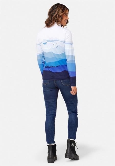 Krimson Klover - Mountain Sunrise Baselayer - Top Damen - blues - KK-F24833-922-XS - Sportbrands24