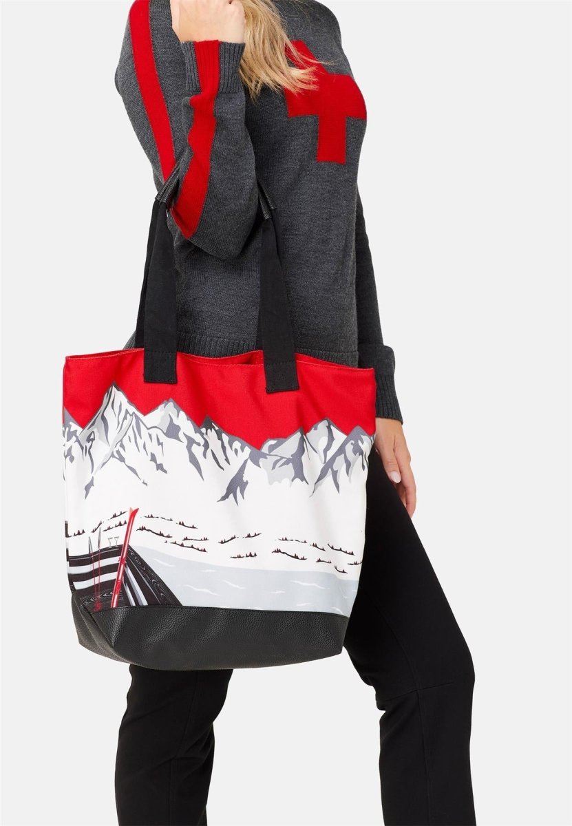 Krimson Klover - Mountain Guides Tote Bag Damen - apres anyone red - KK-F24990-927-OS - Sportbrands24