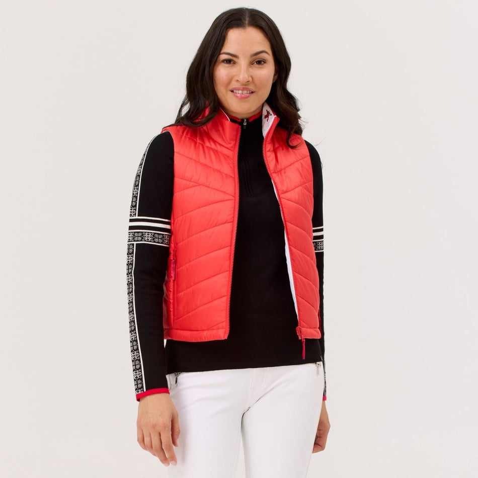 Sela Vest Weste Damen - radiant red