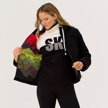 Krimson Klover - Bella Jacket Fleecejacke Damen - black - KK-F25200-001-XS - Sportbrands24