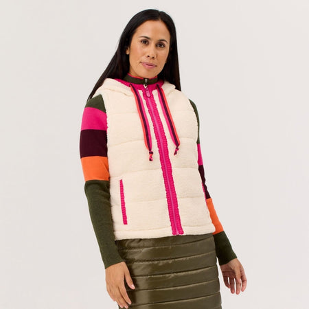 Krimson Klover - Bella Vest Fleeceweste Damen - natural radiant - KK-F25202-107-XS - Sportbrands24