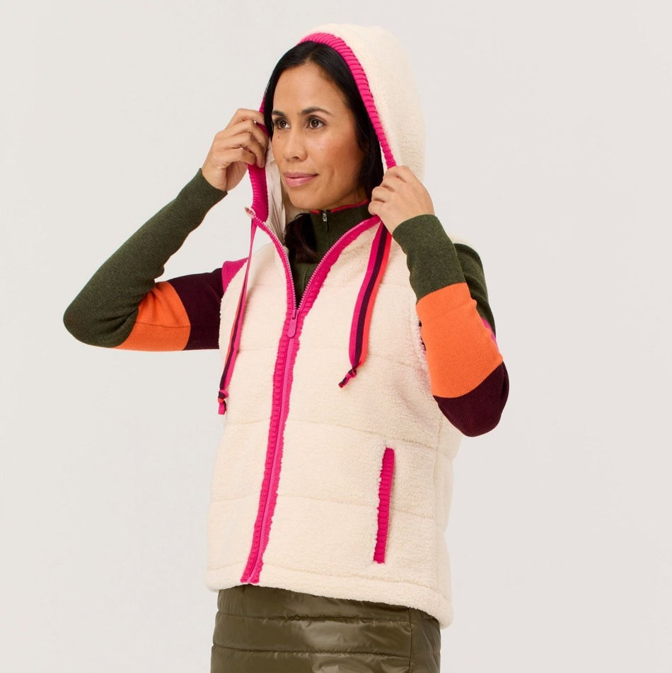 Krimson Klover - Bella Vest Fleeceweste Damen - natural radiant - KK-F25202-107-XS - Sportbrands24