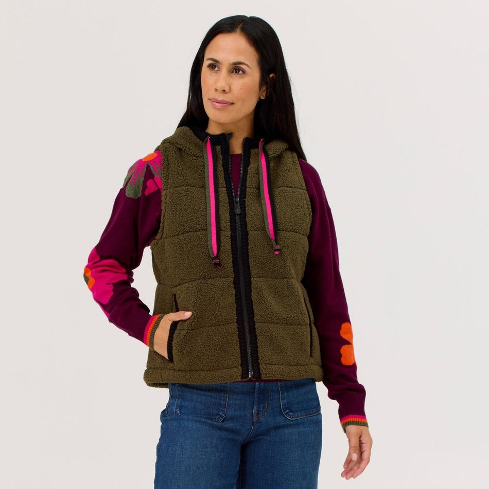 Krimson Klover - Bella Vest Fleeceweste Damen - hunter - KK-F25202-315-XS - Sportbrands24