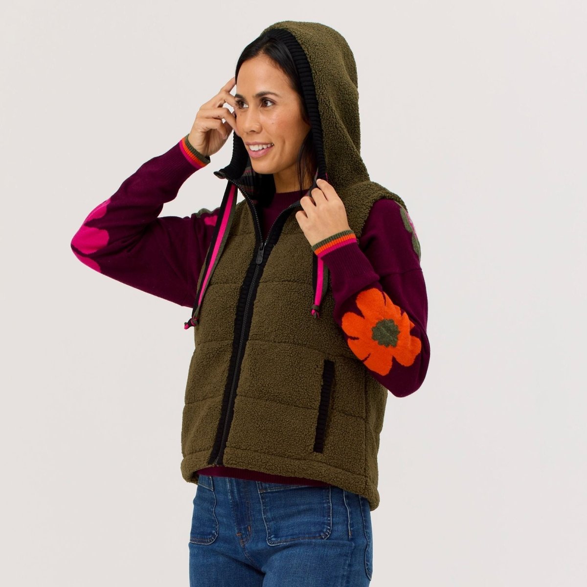 Krimson Klover - Bella Vest Fleeceweste Damen - hunter - KK-F25202-315-XS - Sportbrands24