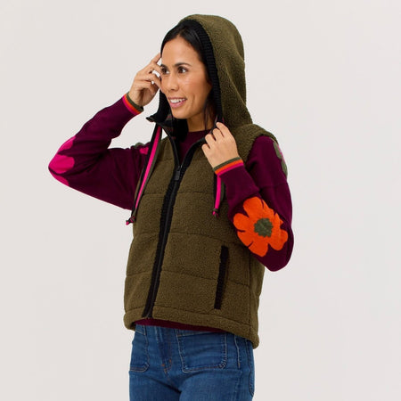 Krimson Klover - Bella Vest Fleeceweste Damen - hunter - KK-F25202-315-XS - Sportbrands24