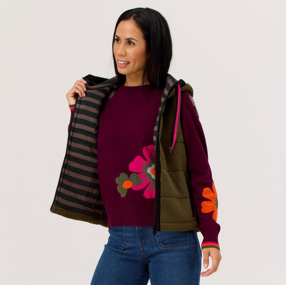 Krimson Klover - Bella Vest Fleeceweste Damen - hunter - KK-F25202-315-XS - Sportbrands24