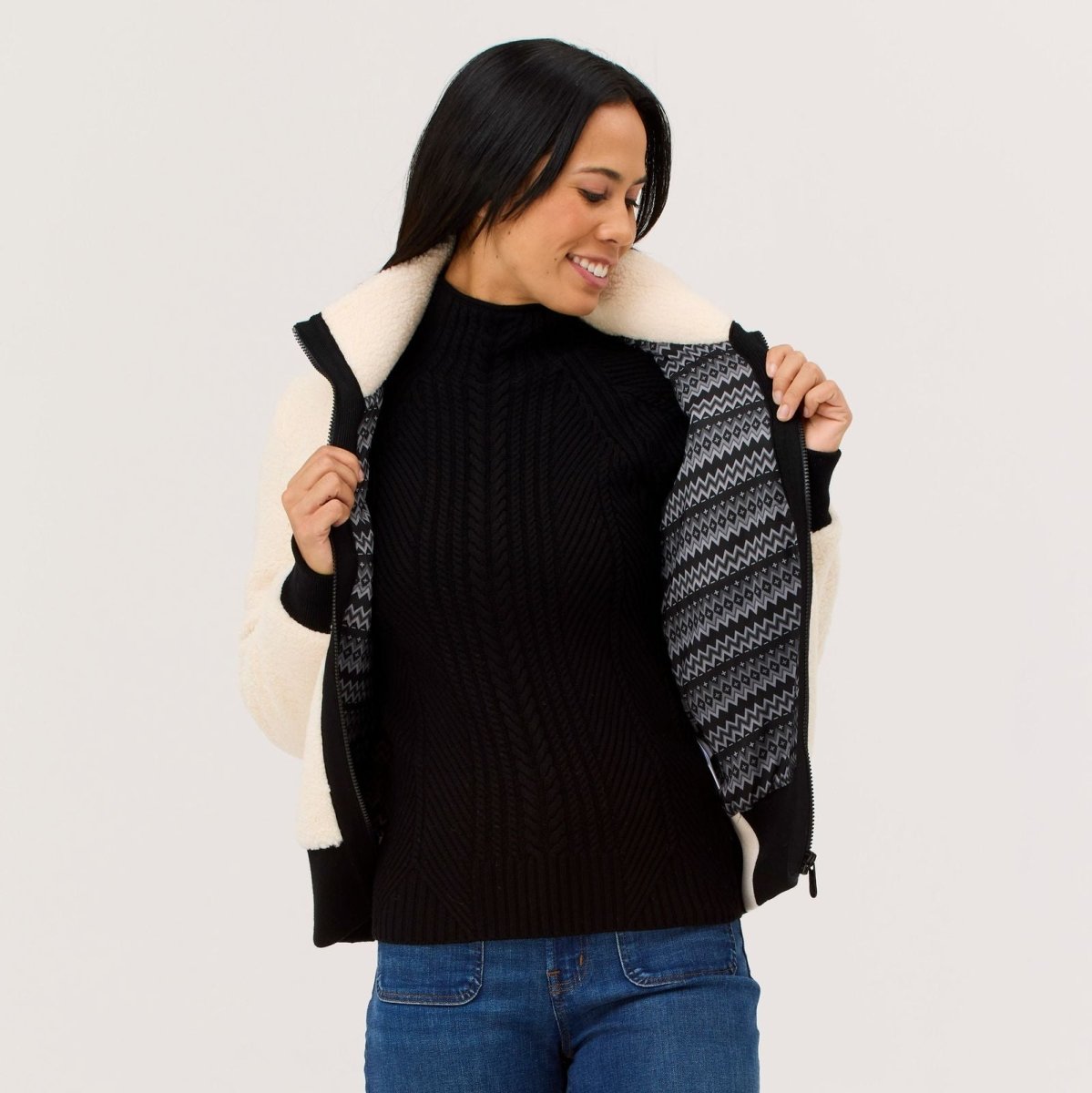 Krimson Klover - Stevie Jacket Fleecejacke Damen - natural - KK-F25204-105-XS - Sportbrands24