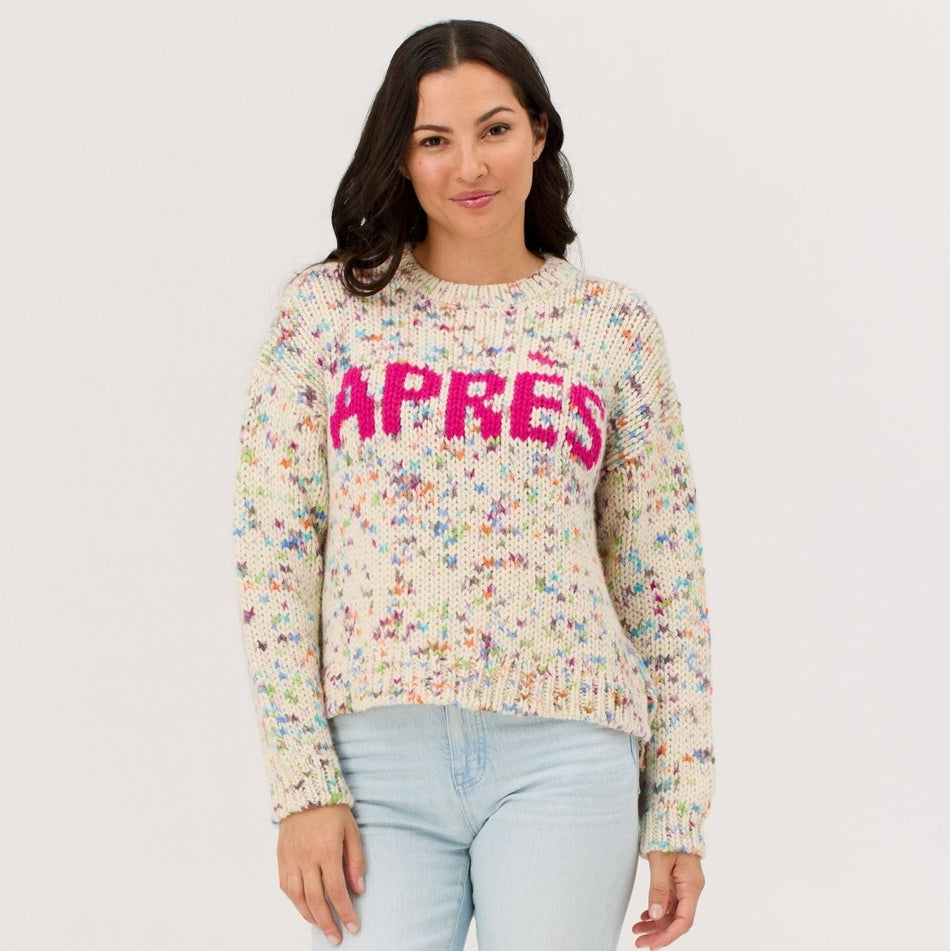 Confetti Pullover Alpaka-Strickpullover Damen - magenta