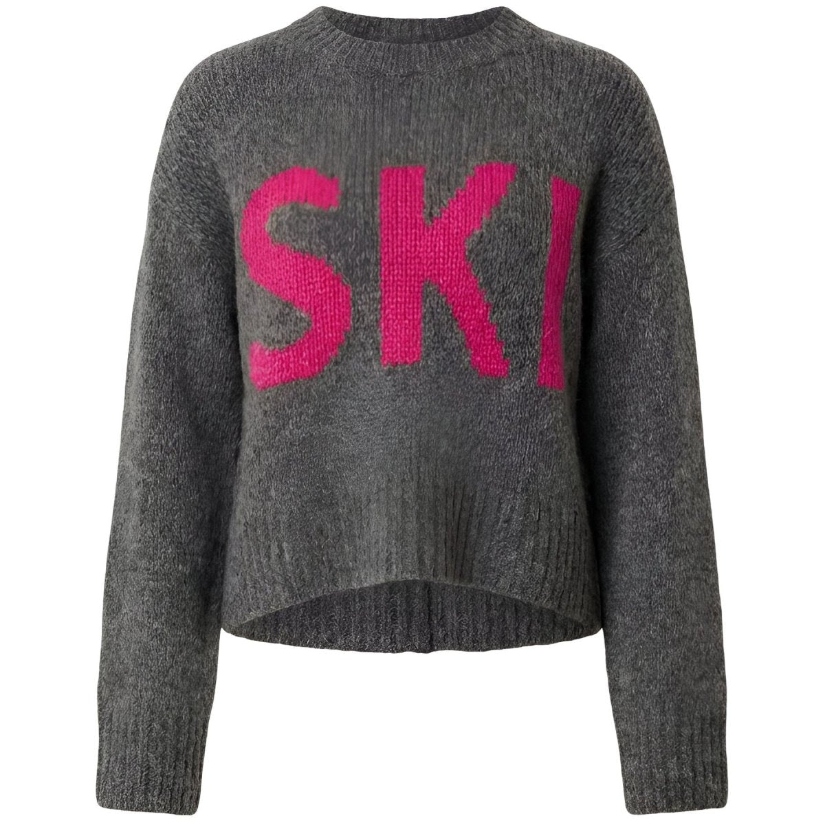 Krimson Klover - Ski Sweater Alpaka - Strickpullover Damen - medium gray - KK-F25506-037-XS - Sportbrands24