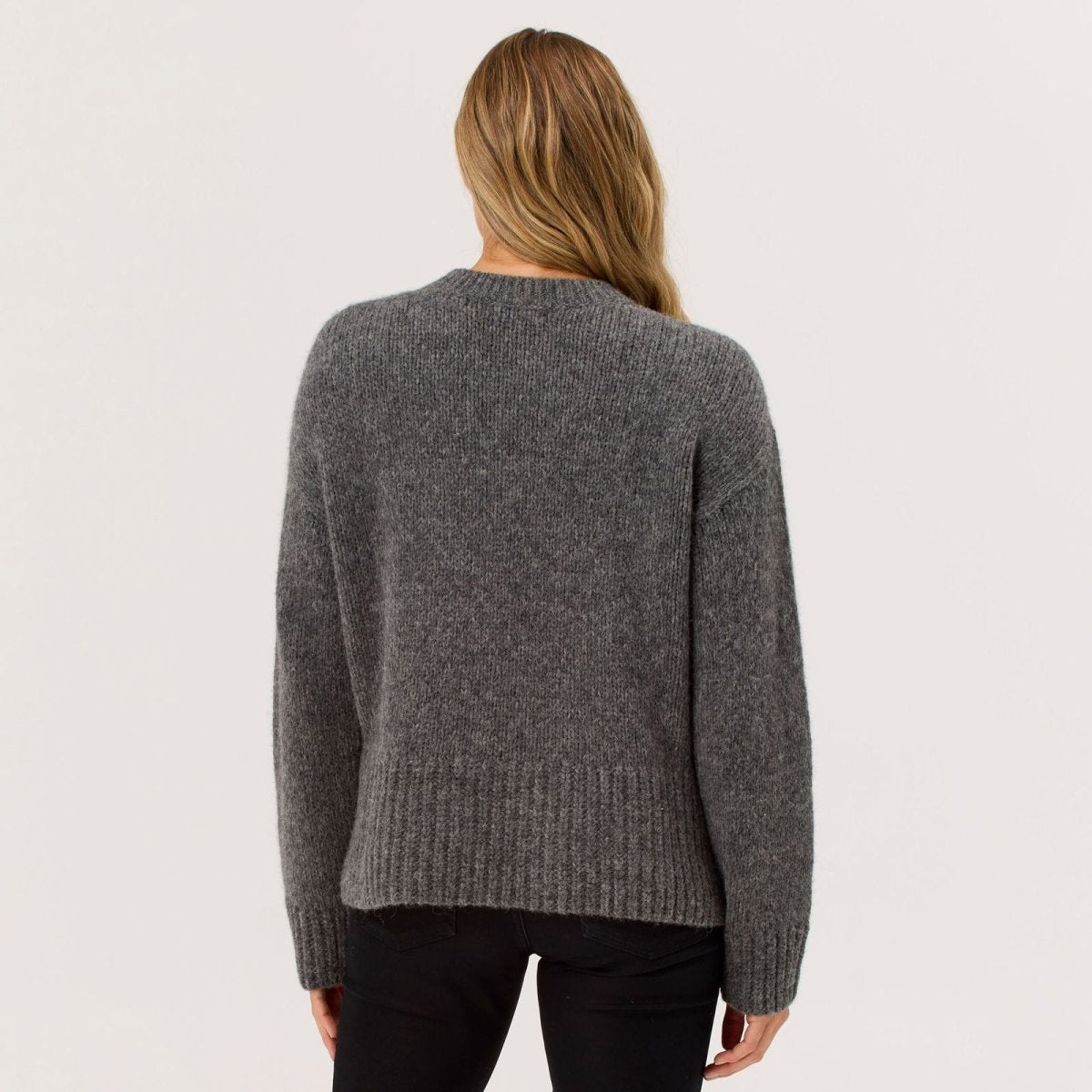 Krimson Klover - Ski Sweater Alpaka - Strickpullover Damen - medium gray - KK-F25506-037-XS - Sportbrands24