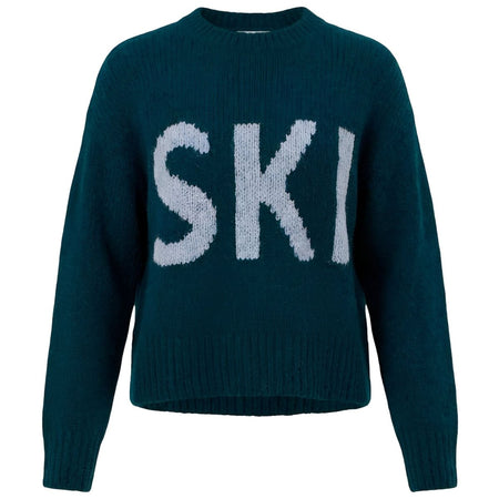 Krimson Klover - Ski Sweater Alpaka - Strickpullover Damen - dark moss - KK-F25506-301-XS - Sportbrands24