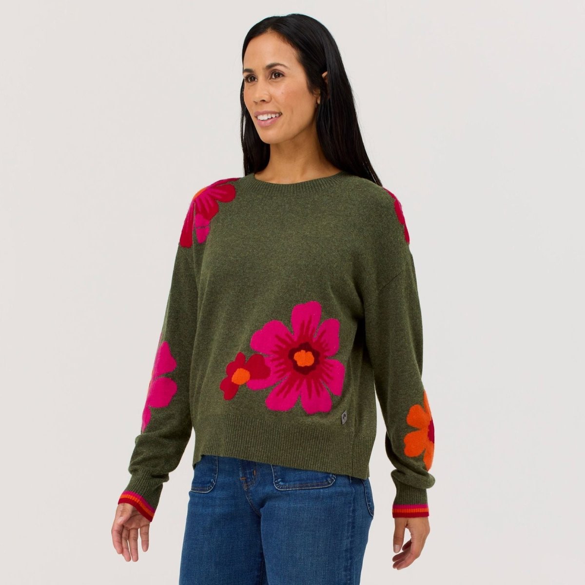 Krimson Klover - Poppy Sweater Strickpullover Damen - hunter - KK-F25522-315-XS - Sportbrands24