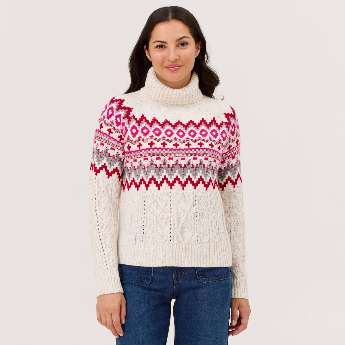 Krimson Klover - Helena Sweater Strickpullover Damen - snow - KK-F25527-101-XS - Sportbrands24