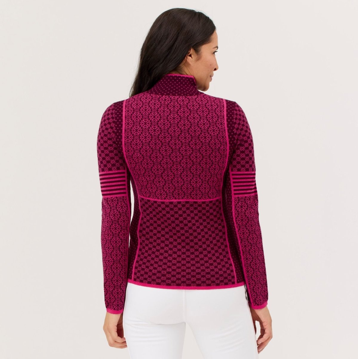 Krimson Klover - Pow Zip Neck Merinopullover Damen - bing - KK-F25700-512-XS - Sportbrands24