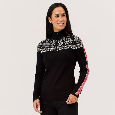 Krimson Klover - Summit 2.0 Zip Neck Strickpullover Damen - black - KK-F25708-001-XS - Sportbrands24