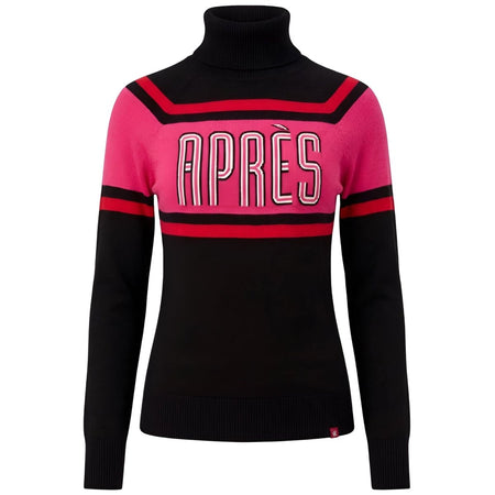 Krimson Klover - Annika Turtleneck Strickpullover Damen - black - KK-F25719-001-XS - Sportbrands24