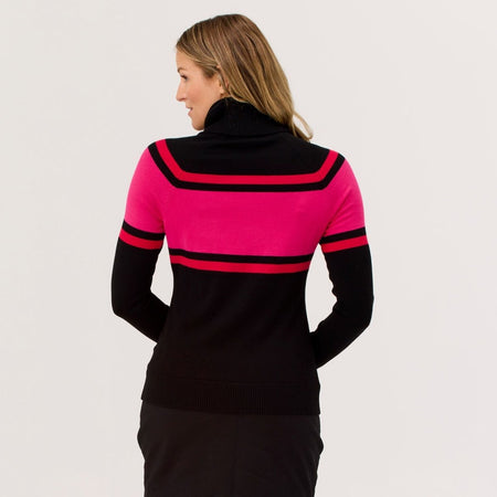 Krimson Klover - Annika Turtleneck Strickpullover Damen - black - KK-F25719-001-XS - Sportbrands24
