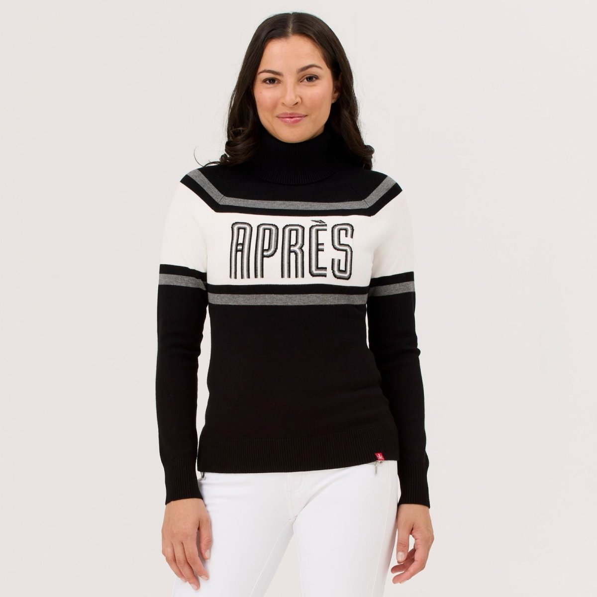 Krimson Klover - Annika Turtleneck Strickpullover Damen - medium gray - KK-F25719-037-XS - Sportbrands24