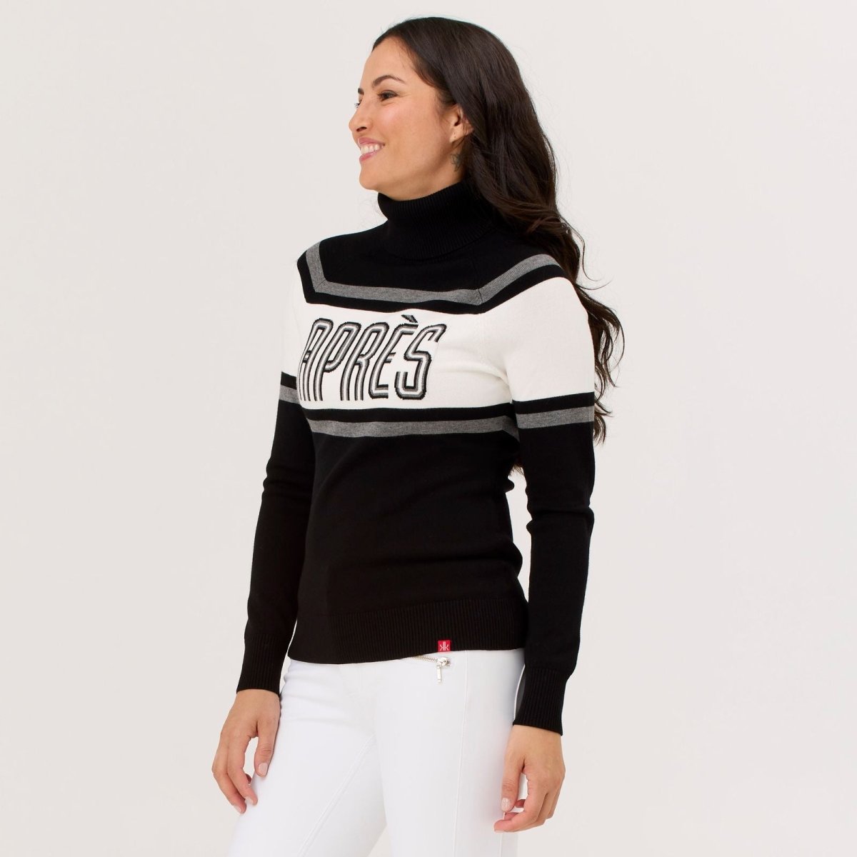 Krimson Klover - Annika Turtleneck Strickpullover Damen - medium gray - KK-F25719-037-XS - Sportbrands24