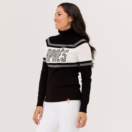 Krimson Klover - Annika Turtleneck Strickpullover Damen - medium gray - KK-F25719-037-XS - Sportbrands24