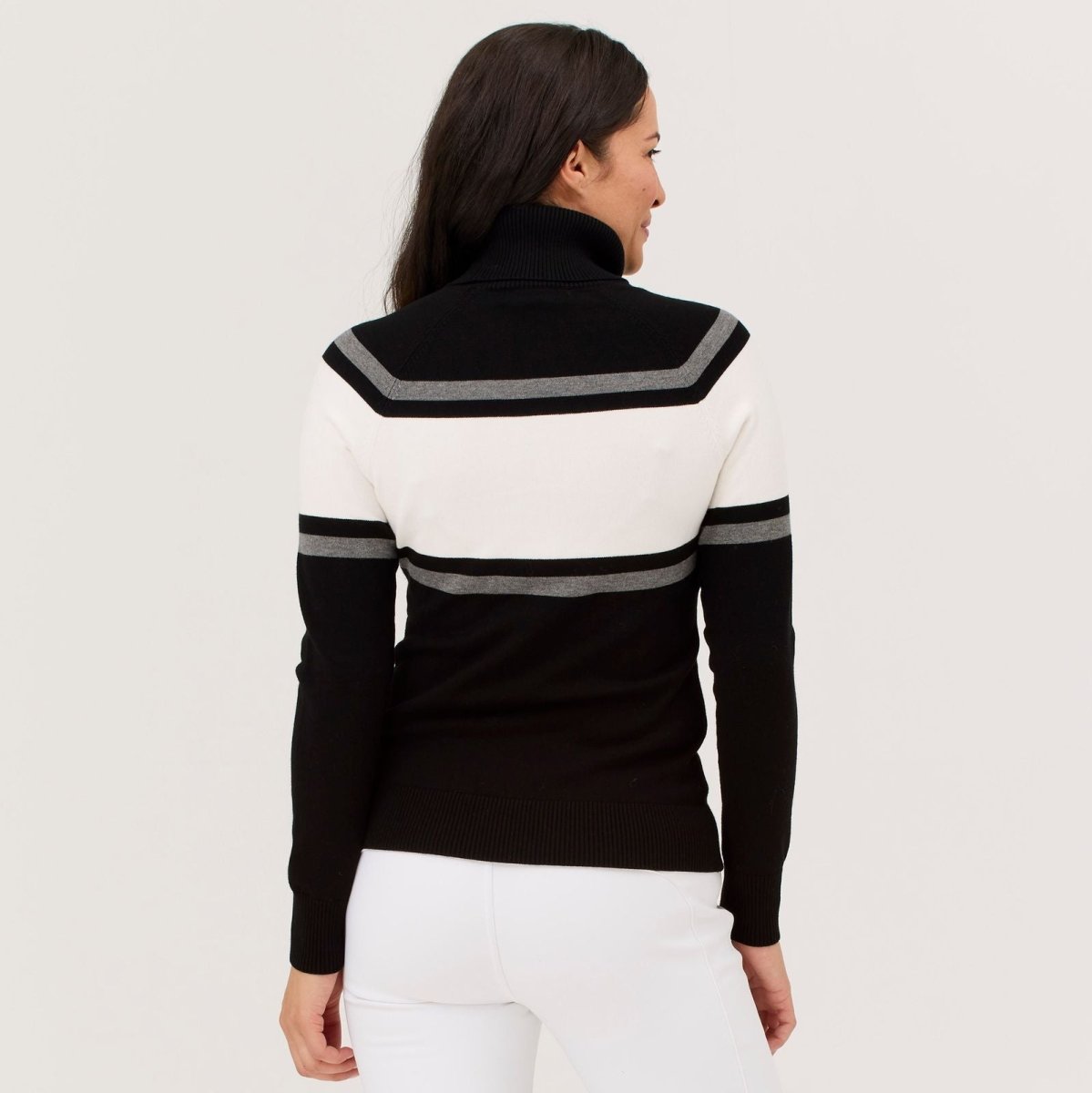 Krimson Klover - Annika Turtleneck Strickpullover Damen - medium gray - KK-F25719-037-XS - Sportbrands24