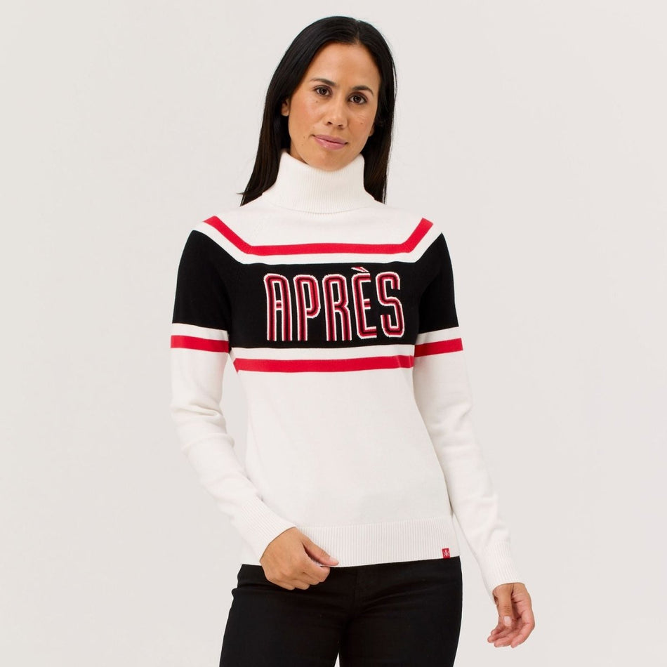 Krimson Klover - Annika Turtleneck Strickpullover Damen - snow - KK-F25719-101-XS - Sportbrands24