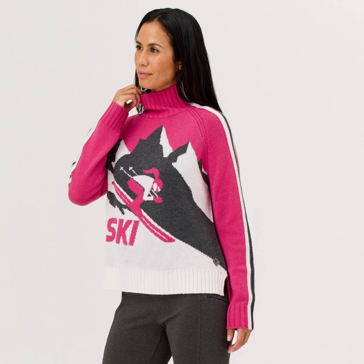 Krimson Klover - Ski Cortina Sweater Strickpullover Damen - magenta (w/o Cortina) - KK-F25721-EU696-XS - Sportbrands24