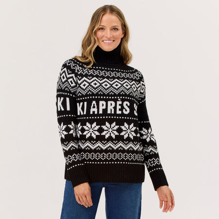 Krimson Klover - Simone Sweater Strickpullover Damen - black - KK-F25727-001-XS - Sportbrands24